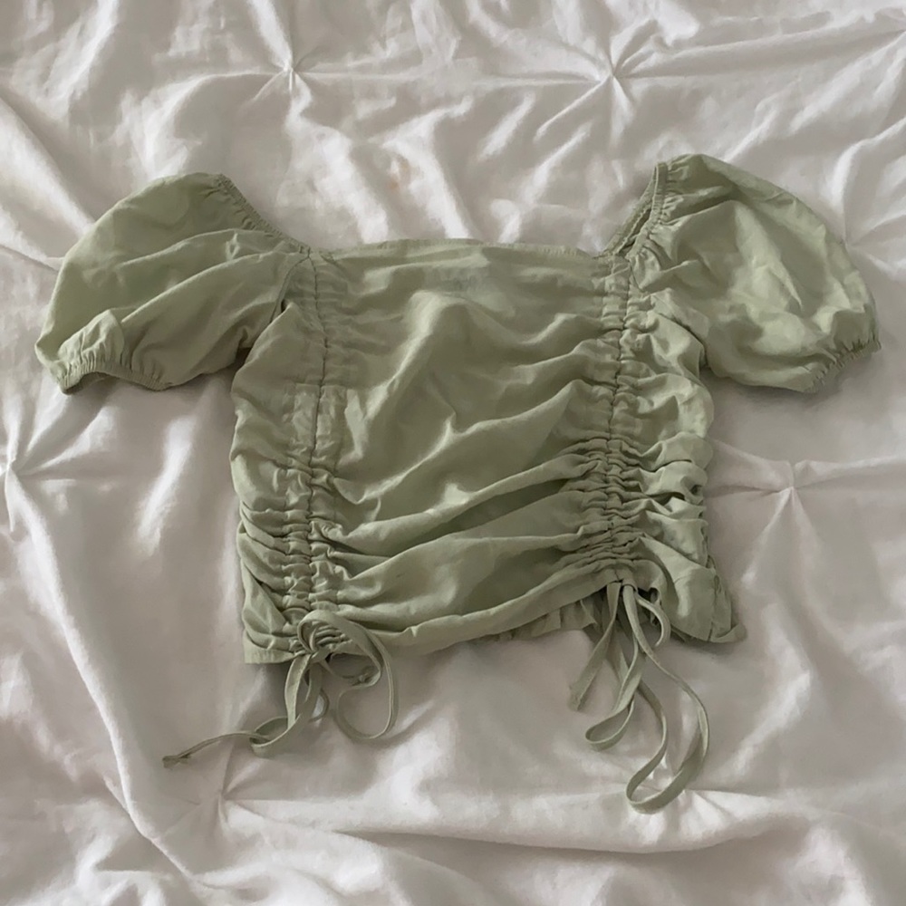 Shein light green top, only worn a few times!
